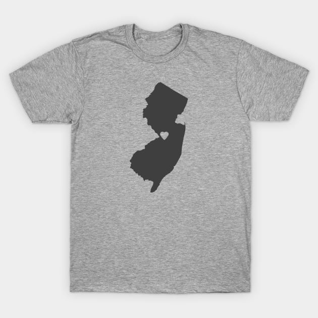 New Jersey Love T-Shirt by juniperandspruce